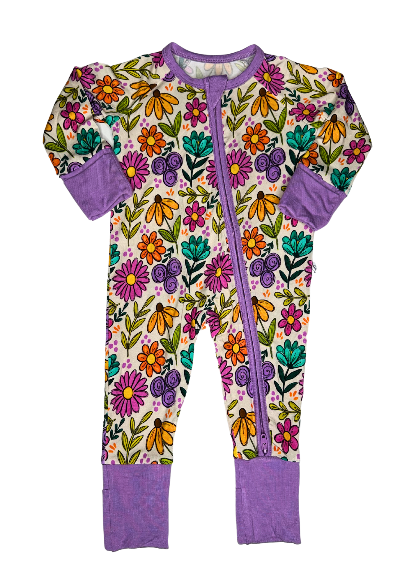 “Bedtime Blossoms” Zippie Pajama