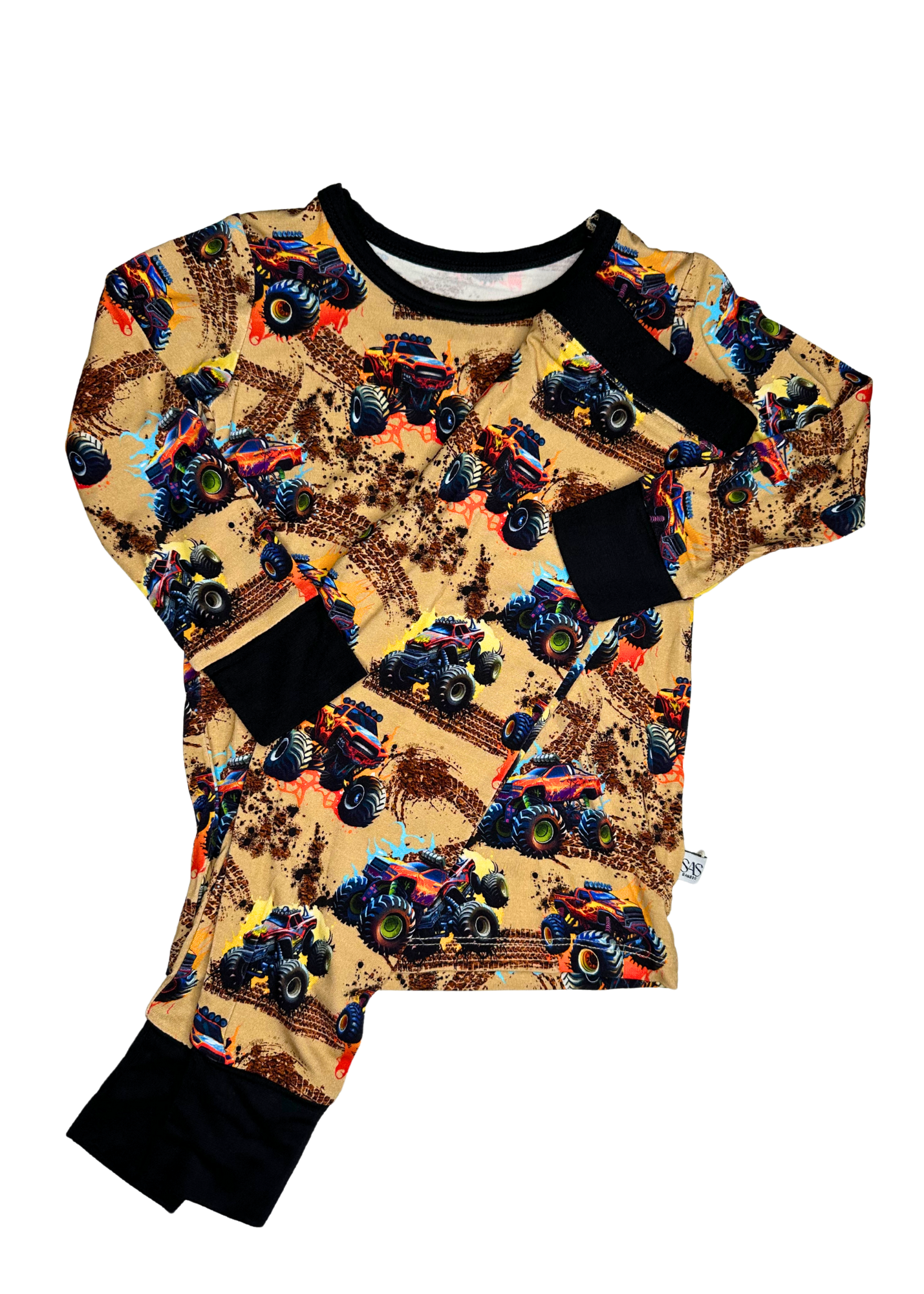 “Monster Trucks” Two Piece Pajama