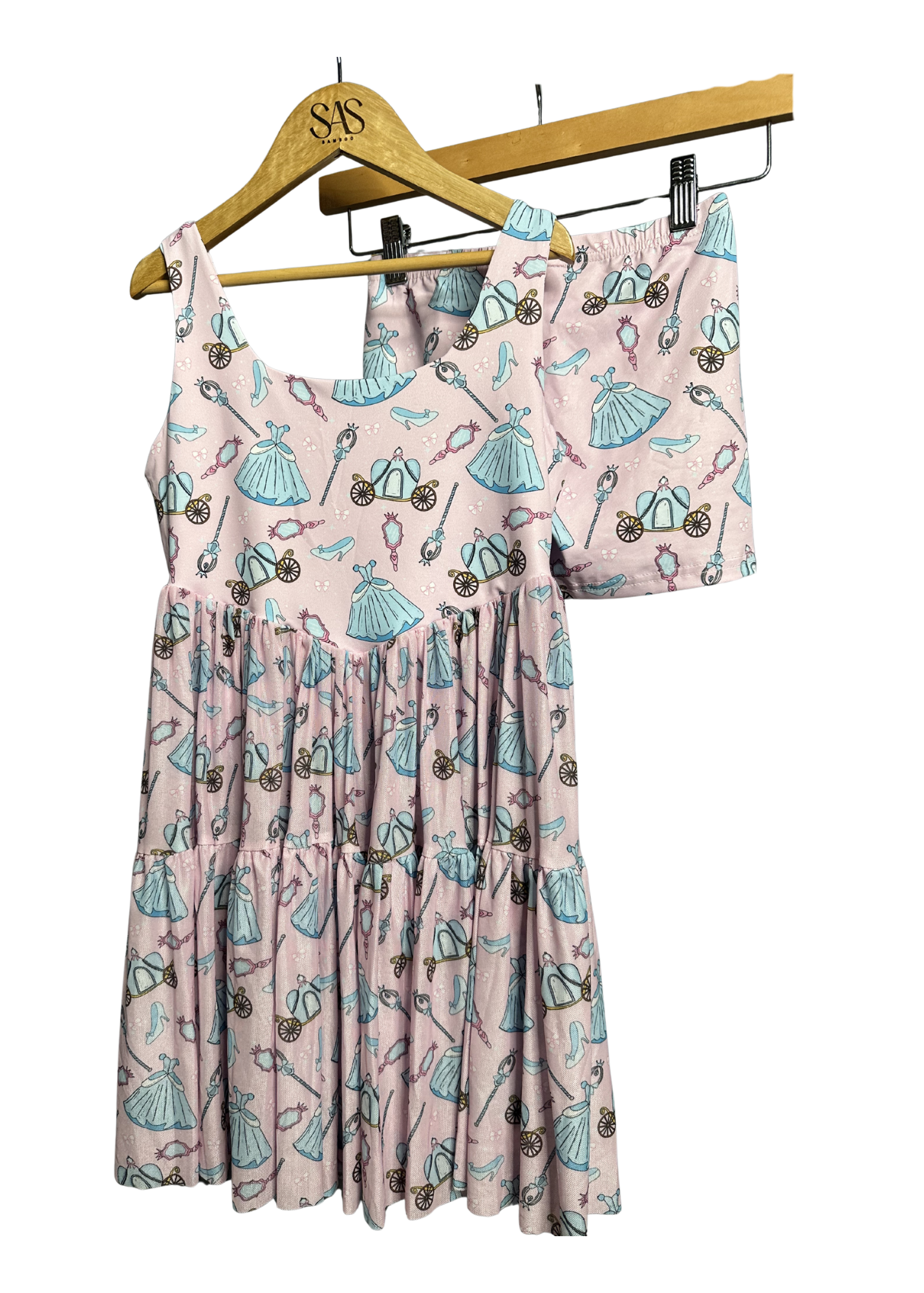 Mesh Dress With Shorts Princess Carriage
