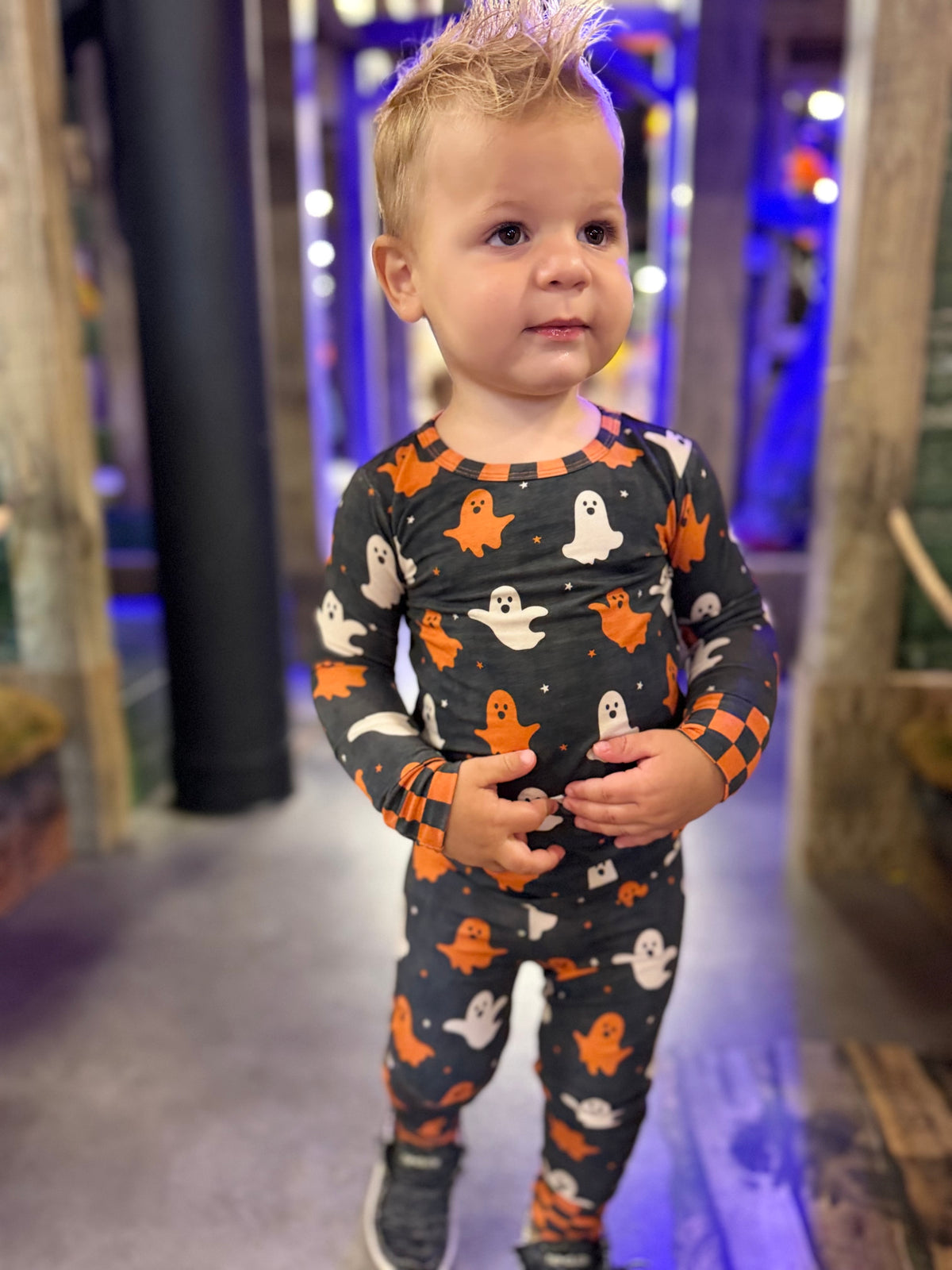 Gray Halloween Two Piece PJ