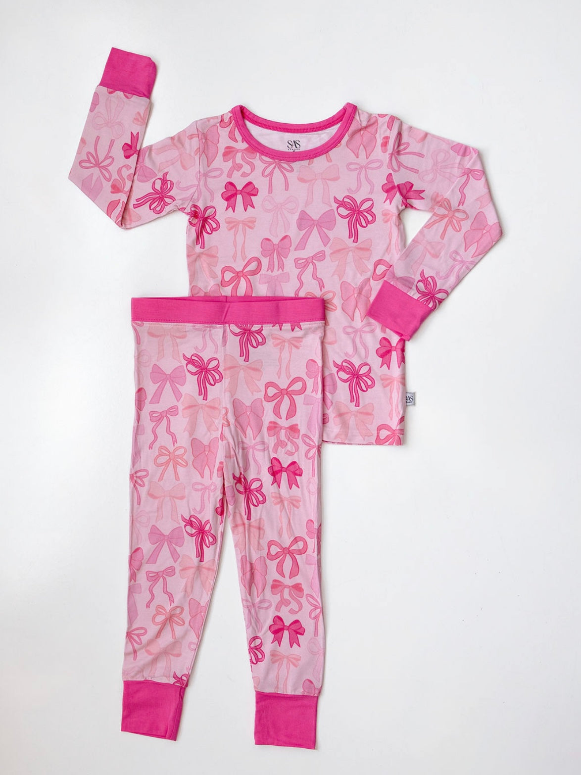 “Pretty in Pink" Two Piece Pajamas