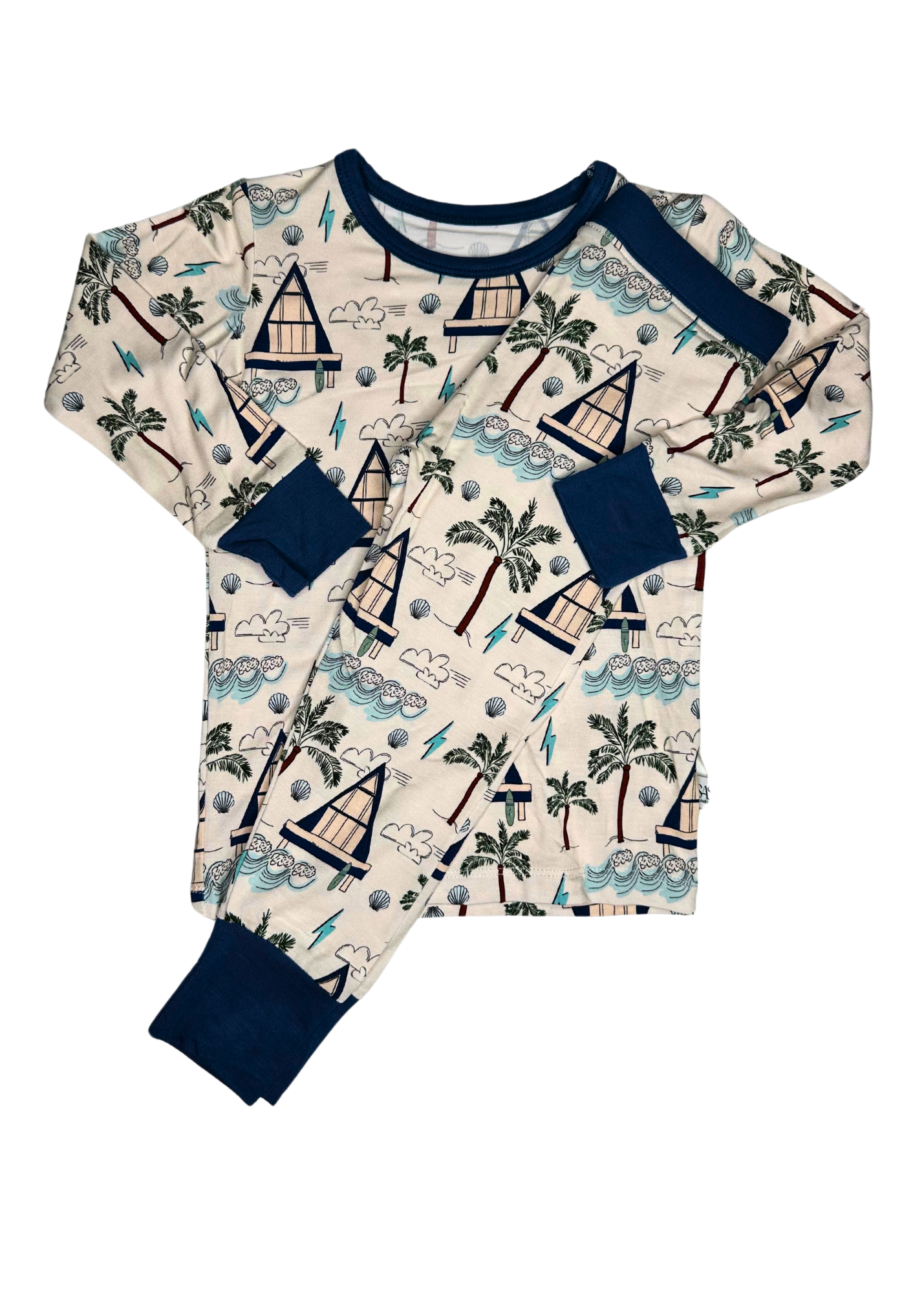 “Beach House” Two Piece Pajama