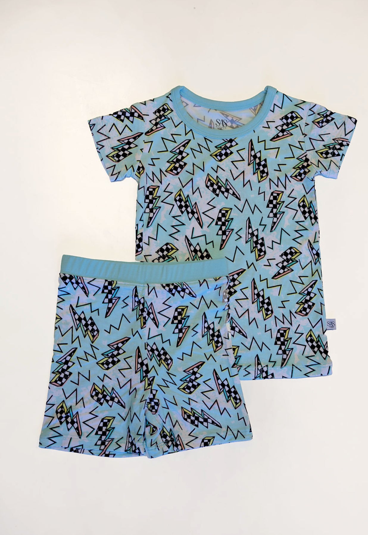 “Retro Lightening” 2 piece shortie