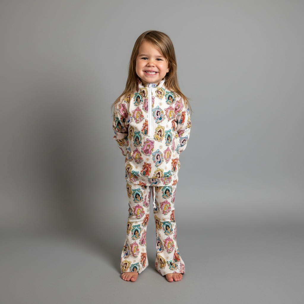 BOO! Quarter Zip & Bell Bottom Set