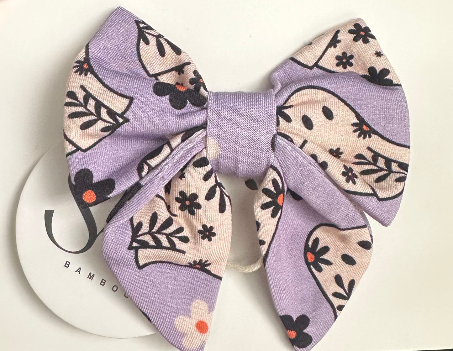 Ghoulie Girl Clip Bow (includes optional nylon headband)
