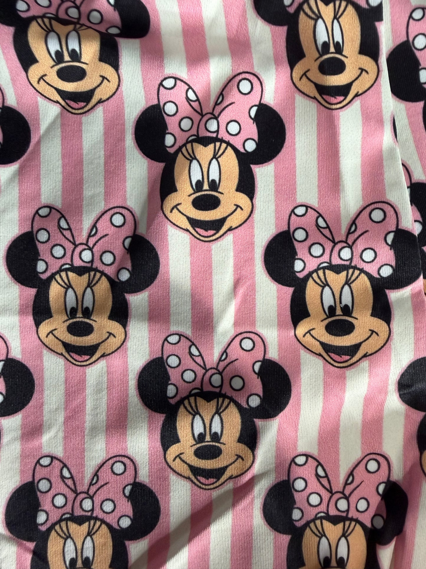 Pink Striped Mesh Mouse Dress