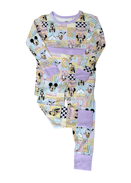 Purple Magical Friends Two Piece