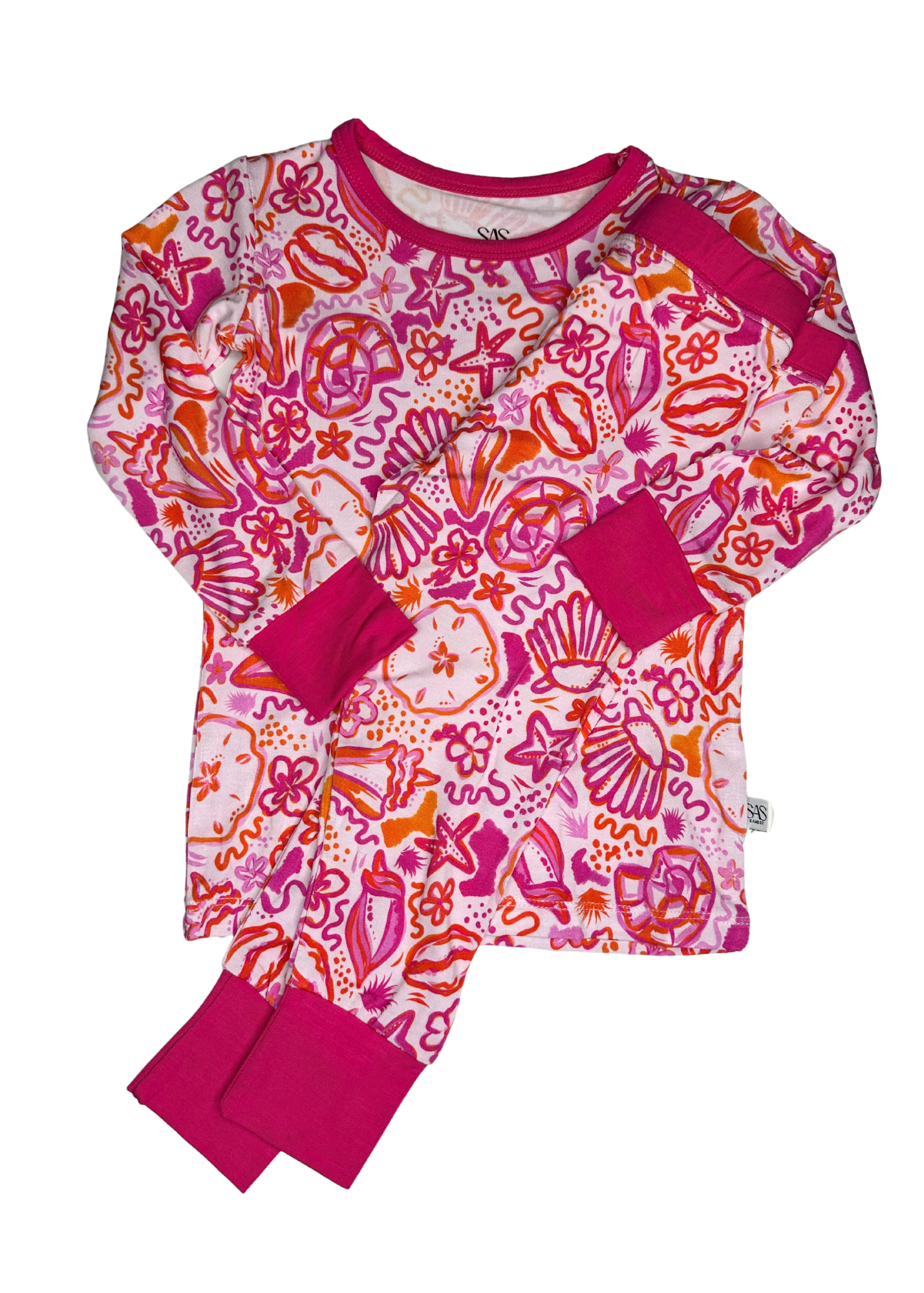 “Summer Seashell” Two Piece Pajama