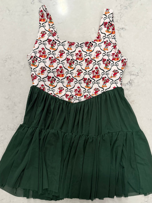 Green Christmas Adult Dress