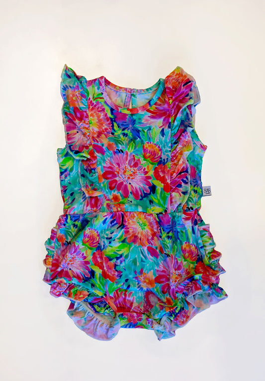 "Lovely Lily” Bubble Romper