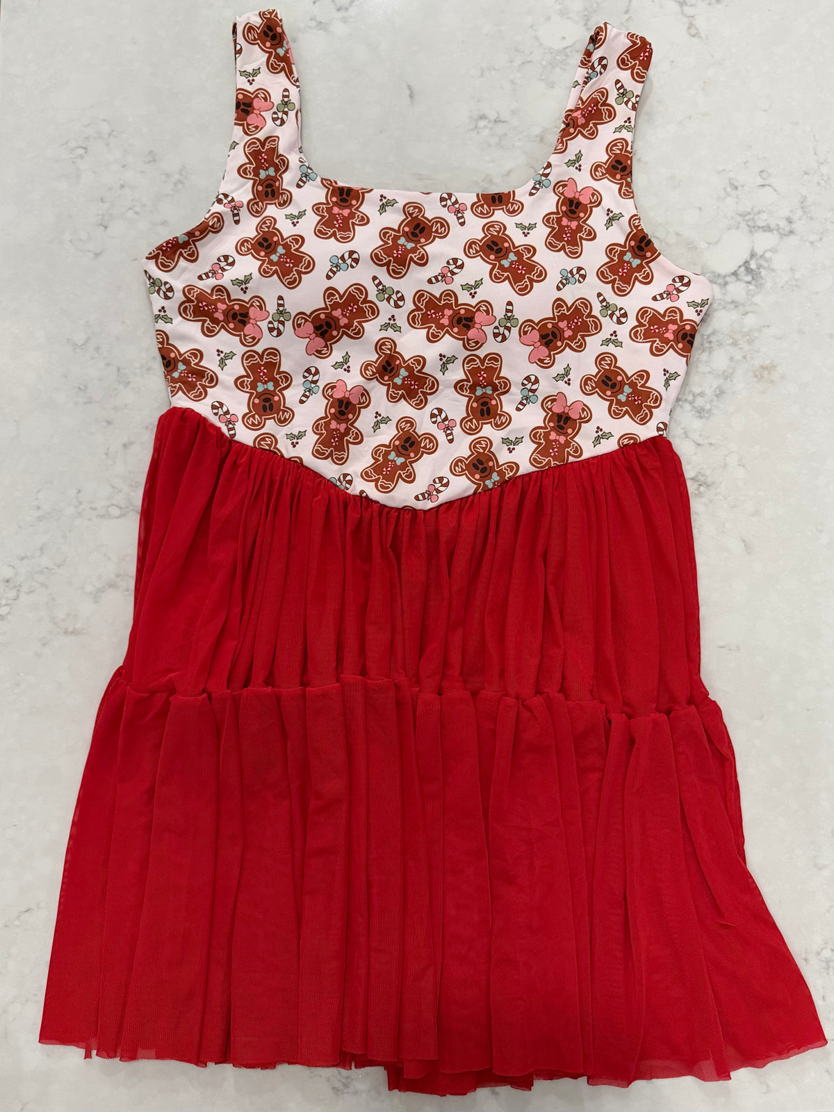 Red Gingerbread Adult Dress