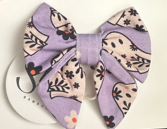 Ghoulie Girl Clip Bow (includes optional nylon headband)