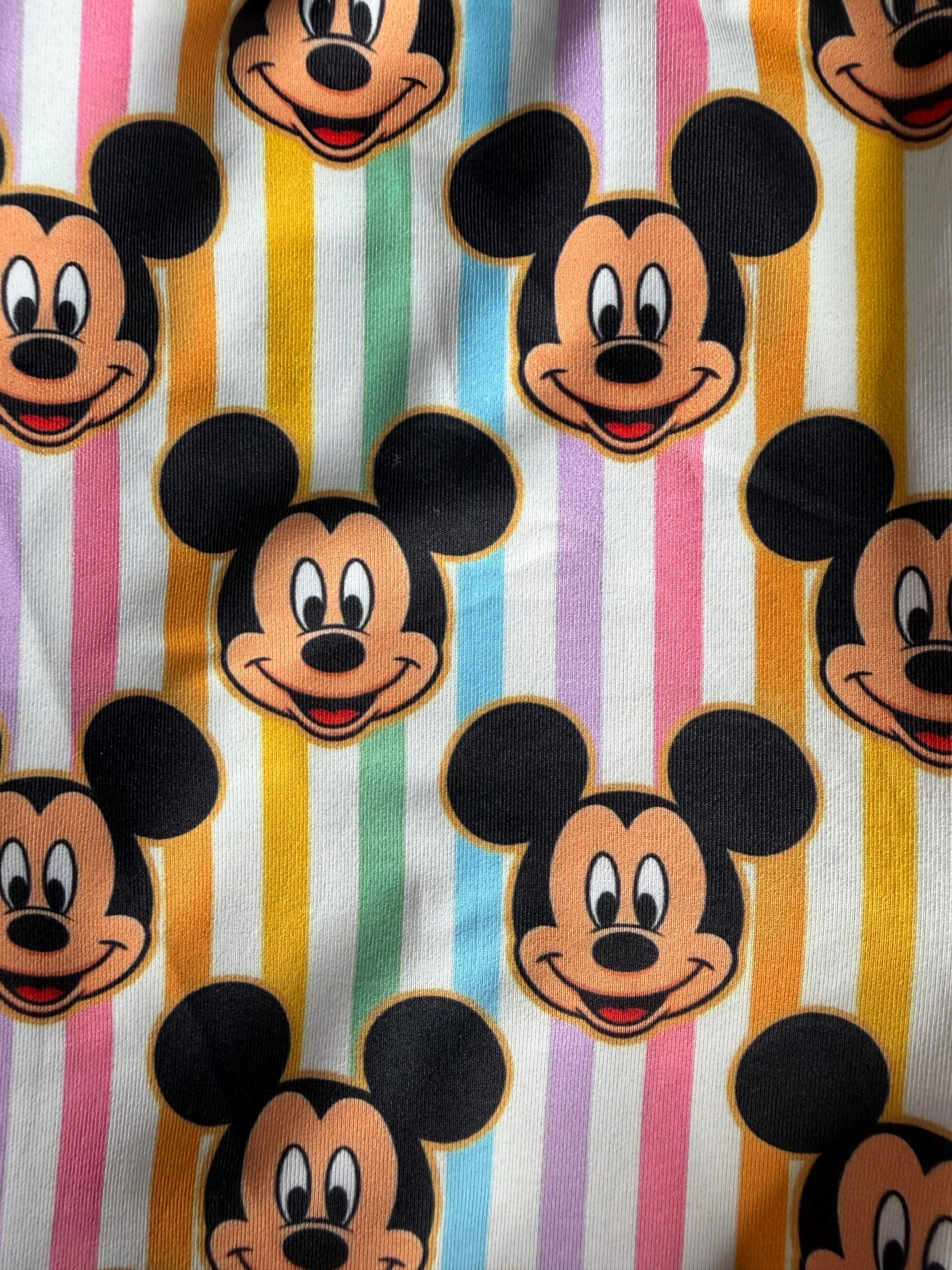 Purple Striped Mesh Mouse Dress
