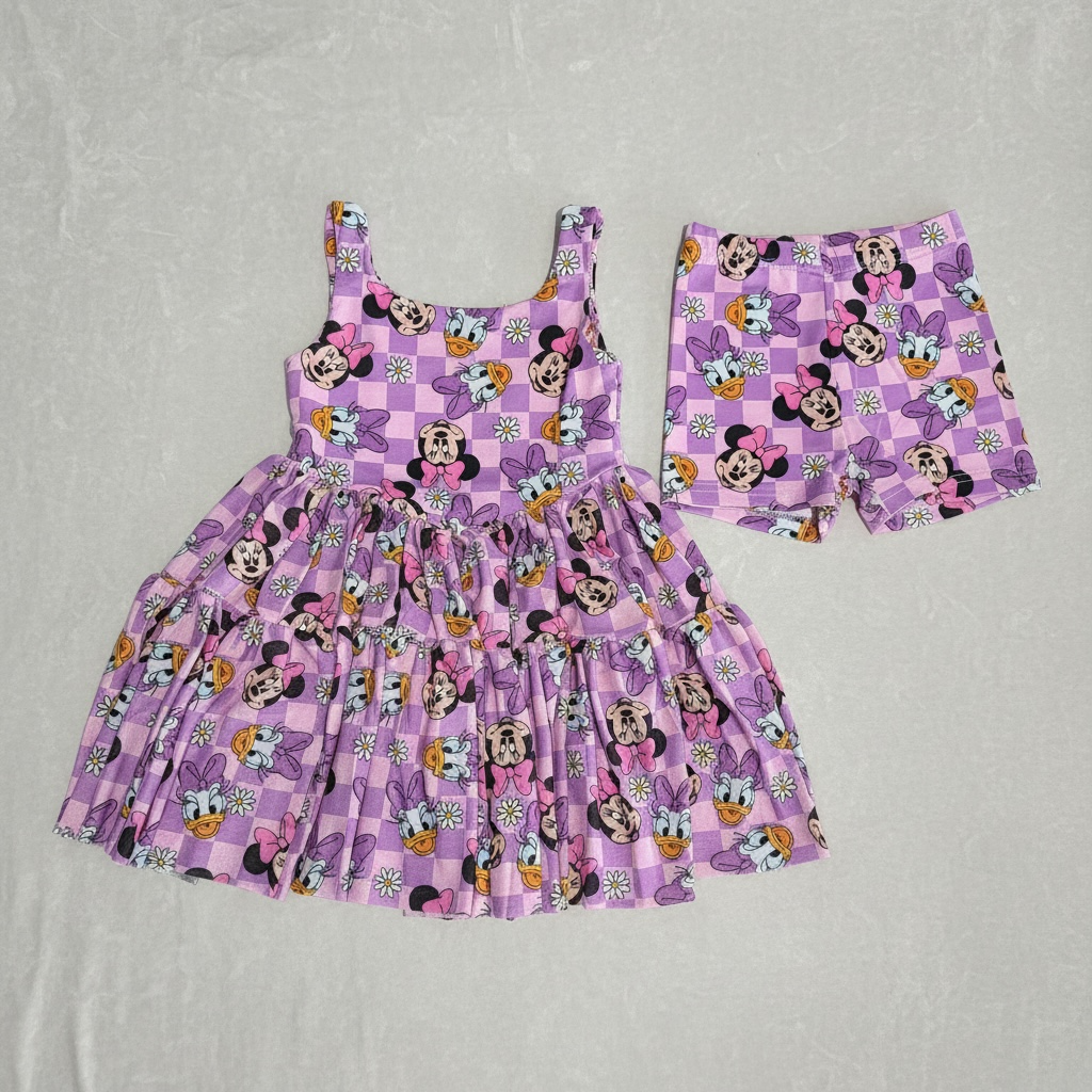 Purple Checkered Friends