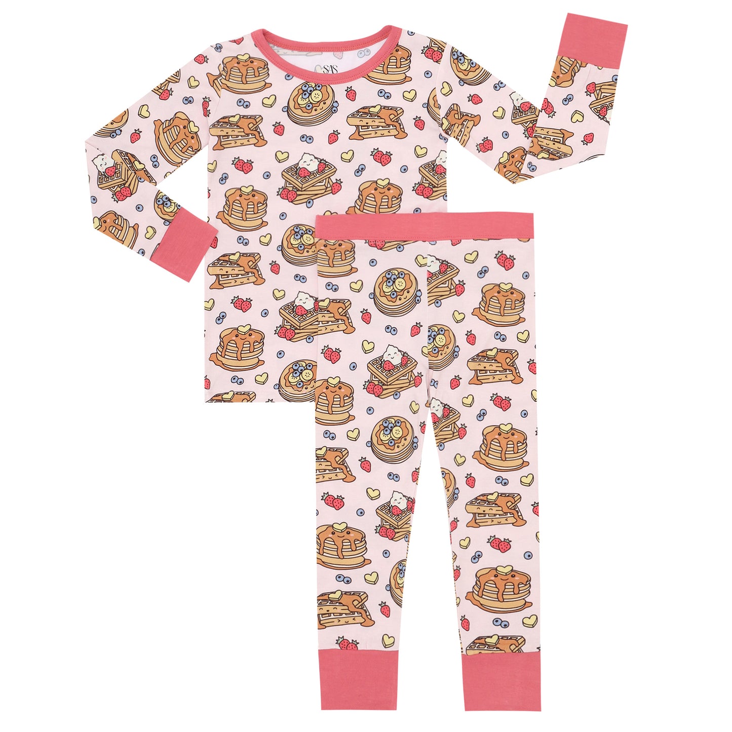 "Short Stack Sweetness" Two Piece Pajama