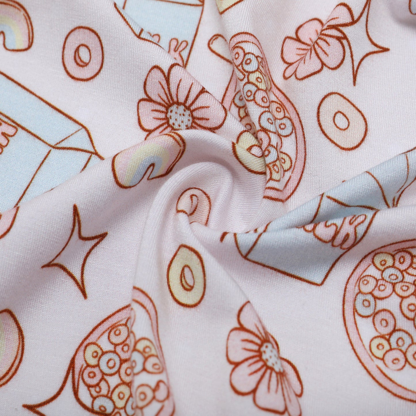 "Cereal-iously" Cute Two Piece Pajama